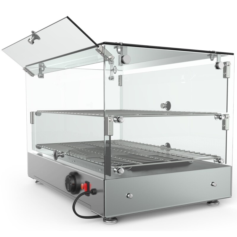 22 in. Glass Countertop Display Warmer, 1.7 cu. ft HDC17C, product image 7 of 10