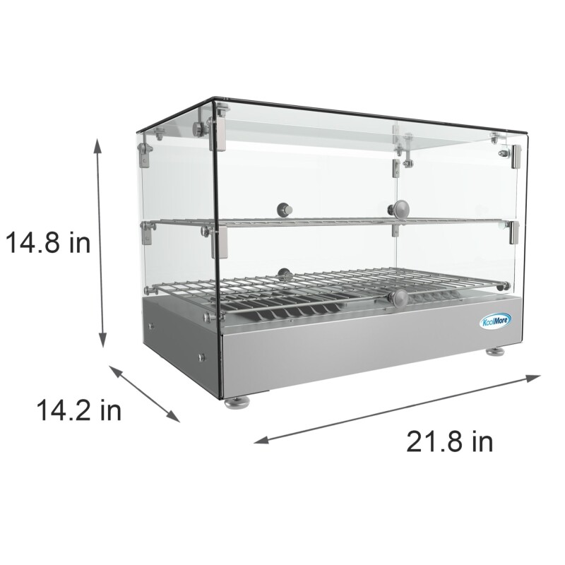 22 in. Glass Countertop Display Warmer, 1.7 cu. ft HDC17C, product image 9 of 10