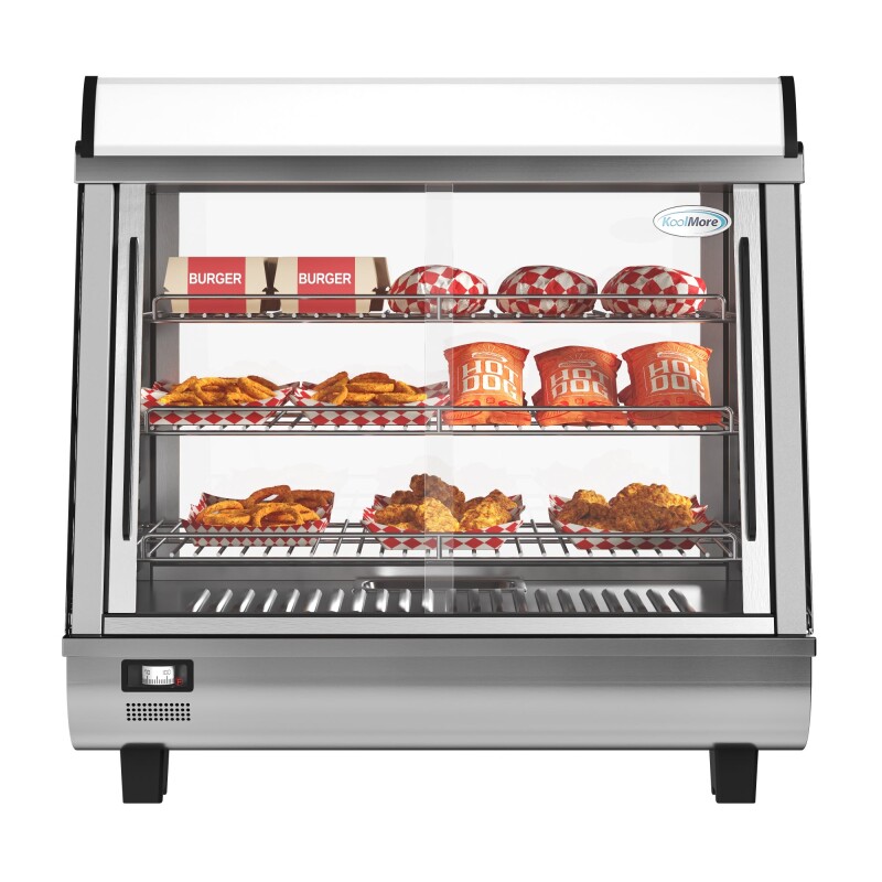 26 in. Glass Countertop Display Warmer, 6.5 cu. ft. in Stainless Steel HDC3CSS