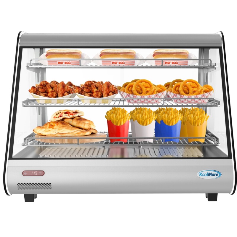 34 in. Glass Countertop Display Warmer, 5.6 cu. ft HDC5C