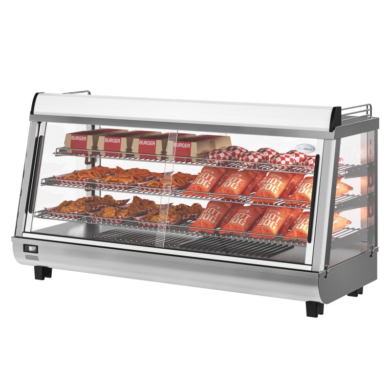 48 in. Glass Countertop Display Warmer, 6.5 cu. ft. in Stainless Steel HDC6CSS, product image 2 of 12