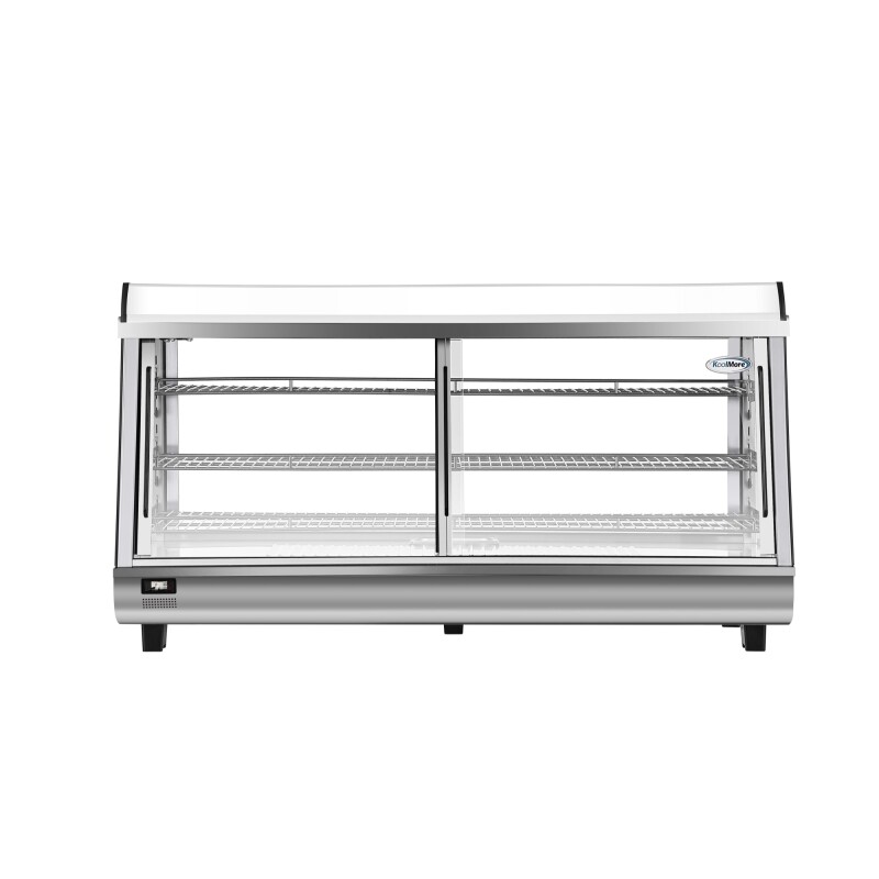 48 in. Glass Countertop Display Warmer, 6.5 cu. ft. in Stainless Steel HDC6CSS, product image 3 of 12