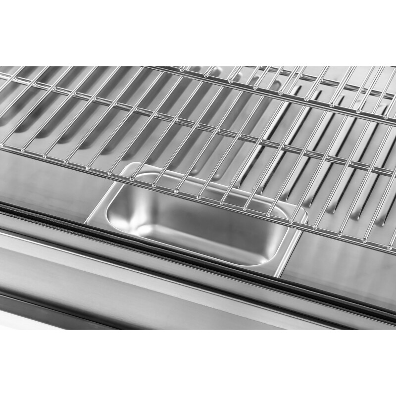 48 in. Glass Countertop Display Warmer, 6.5 cu. ft. in Stainless Steel HDC6CSS, product image 9 of 12