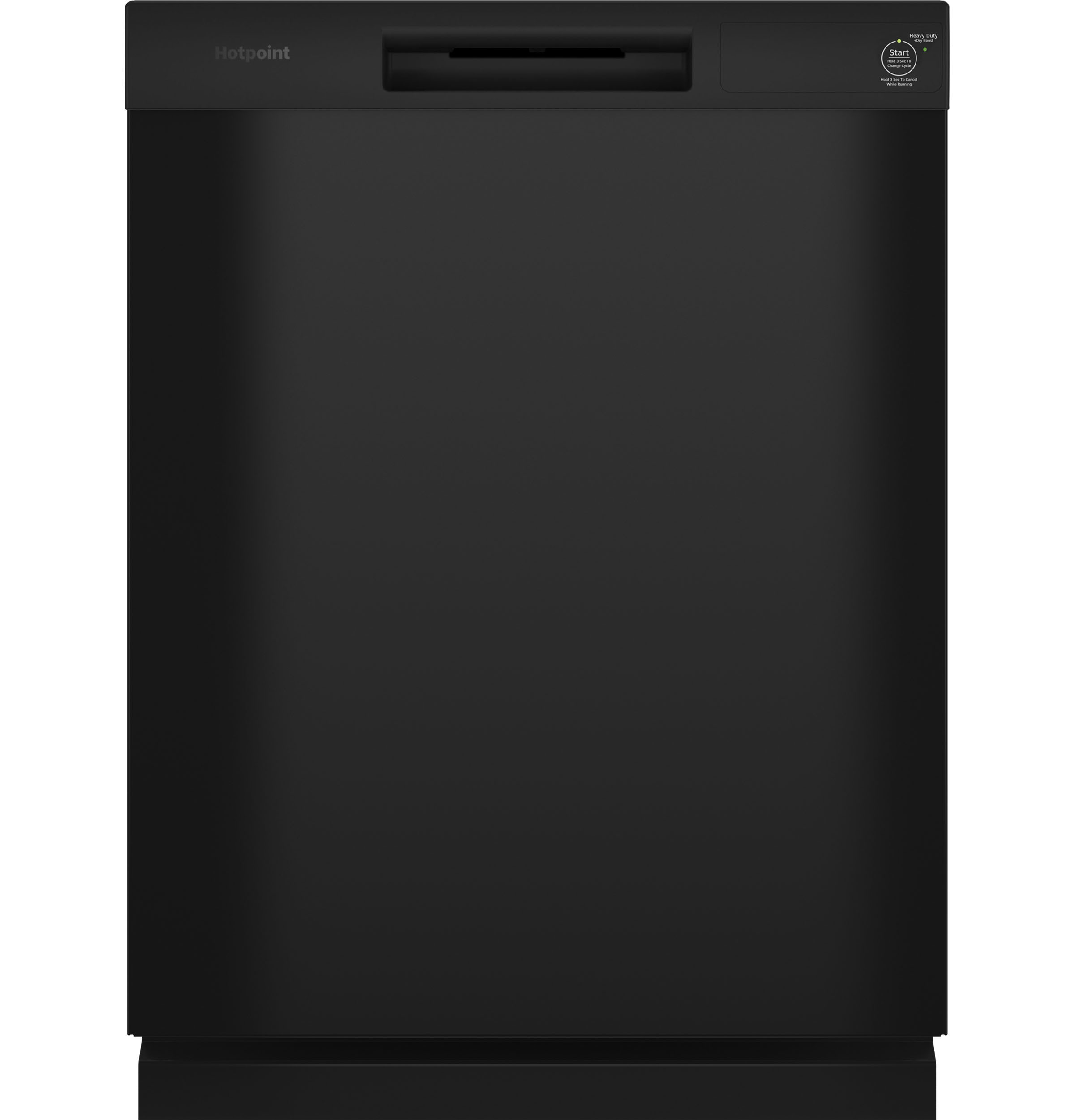 Hotpoint® One Button Dishwasher with Plastic Interior HDF310PGRBB