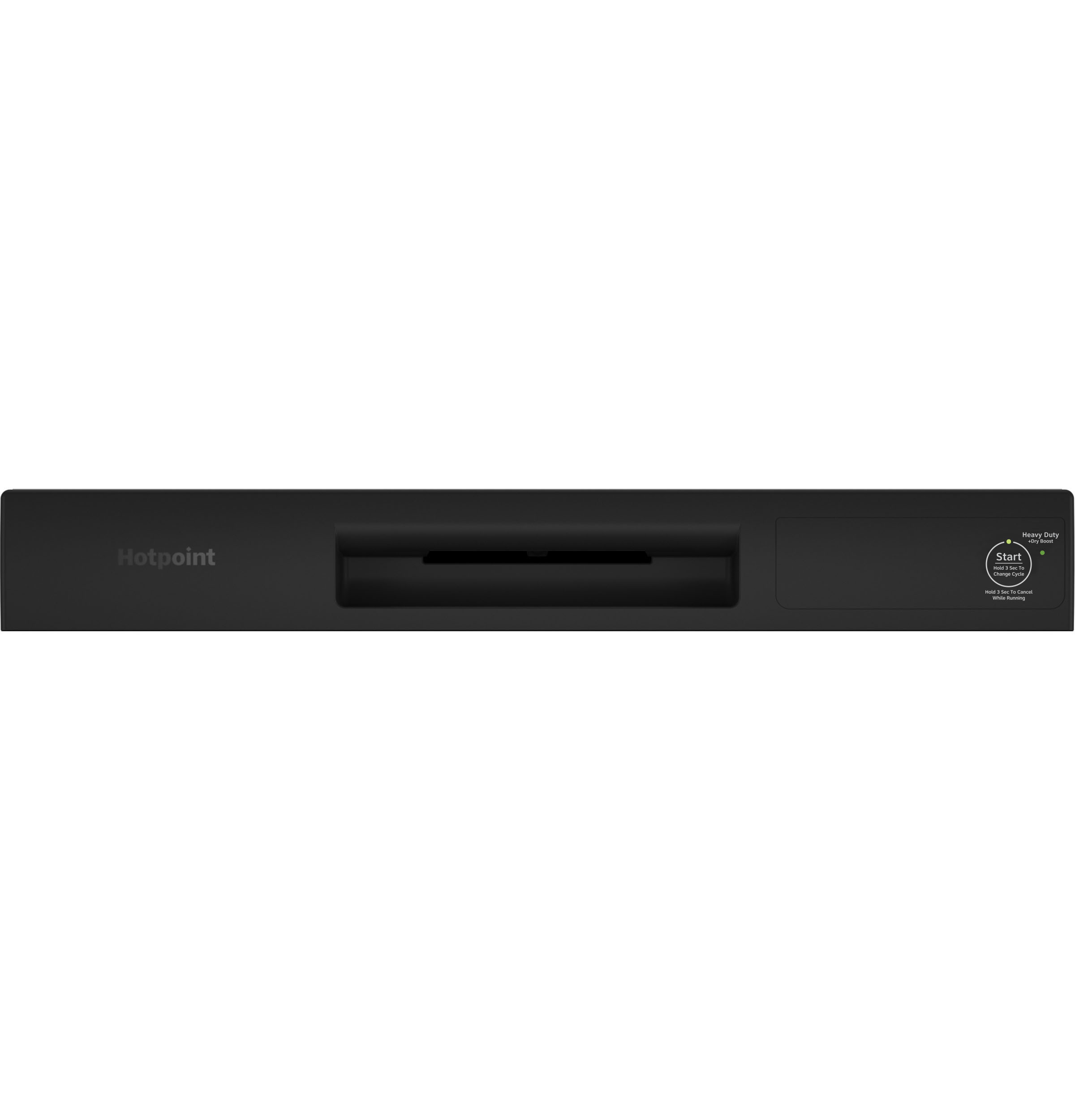 One Button Dishwasher With Plastic Interior HDF310PGRBB