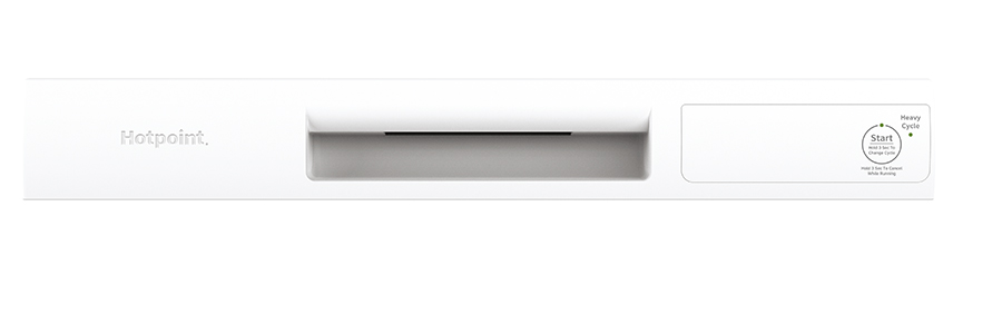 One Button Dishwasher With Plastic Interior HDF310PGRBB