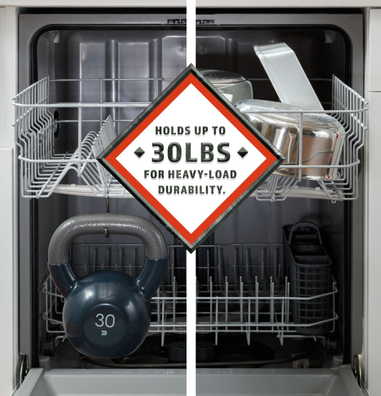 Two Button Dishwasher with Plastic Interior HDF330PGRBB