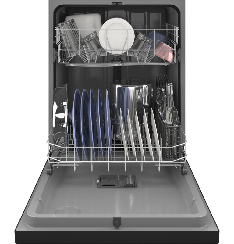 Two Button Dishwasher with Plastic Interior HDF330PGRBB