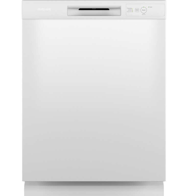 Two Button Dishwasher with Plastic Interior HDF330PGRWW