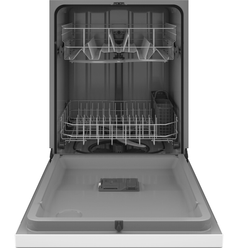 Two Button Dishwasher with Plastic Interior HDF330PGRWW