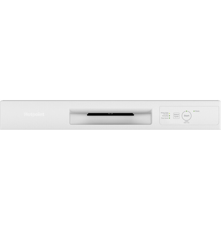 Two Button Dishwasher with Plastic Interior HDF330PGRWW