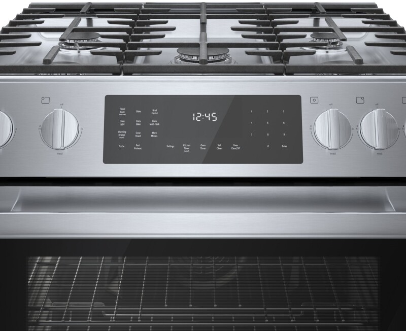 Benchmark Dual Fuel Slide-in Range 30'' view 2
