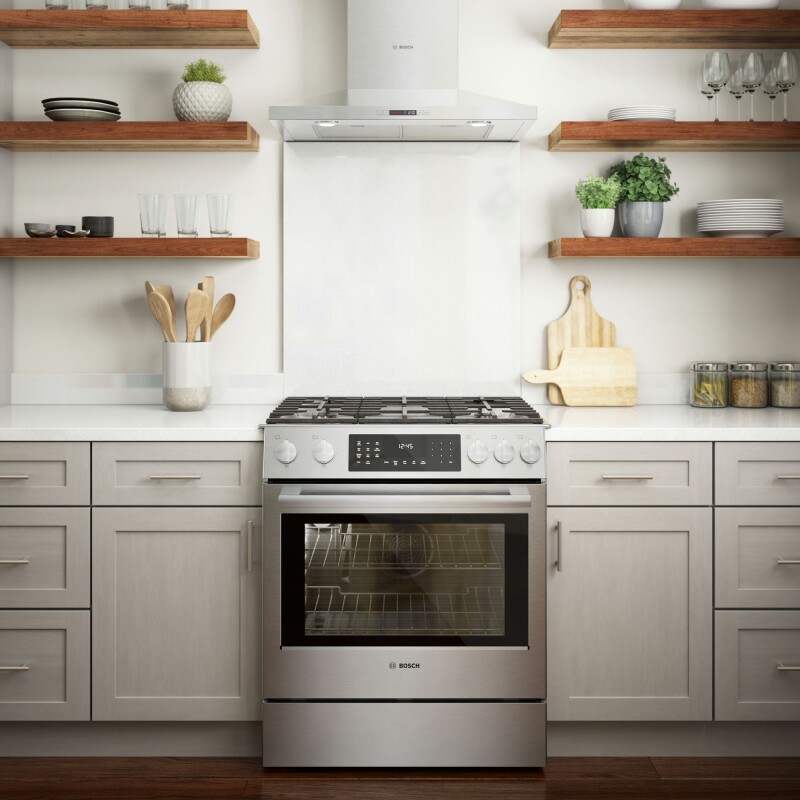 Benchmark Dual Fuel Slide-in Range 30'' view 12