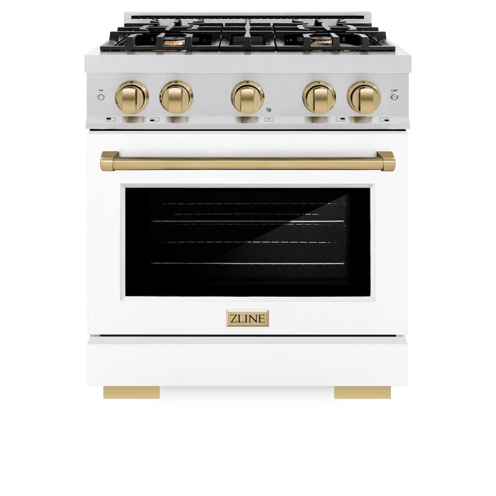 Autograph Edition 30 in. 4.2 cu. ft. Select Dual Fuel Range with 4 Burner Gas Cooktop and Electric Convection Oven HDRSZWM30CB, product image 4 of 12