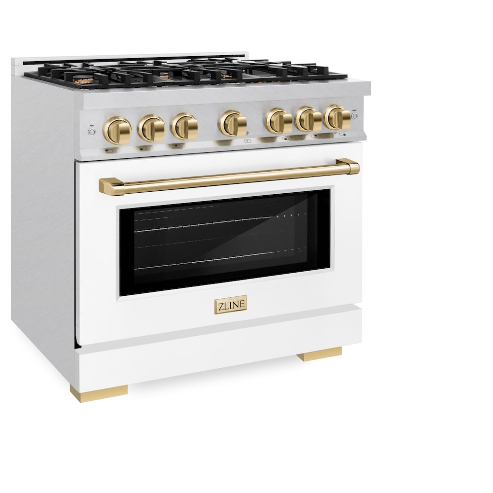 Autograph Edition 36 in. 5.2 cu. ft. Select Dual Fuel Range with 6 Burner Gas Cooktop and Electric Convection Oven HDRSZWM36G, product image 5 of 13