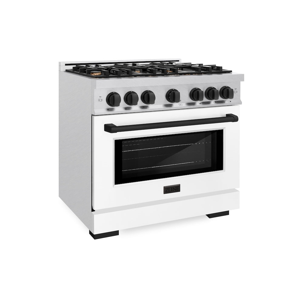 Autograph Edition 36 in. 5.2 cu. ft. Select Dual Fuel Range with 6 Burner Gas Cooktop and Electric Convection Oven HDRSZWM36MB