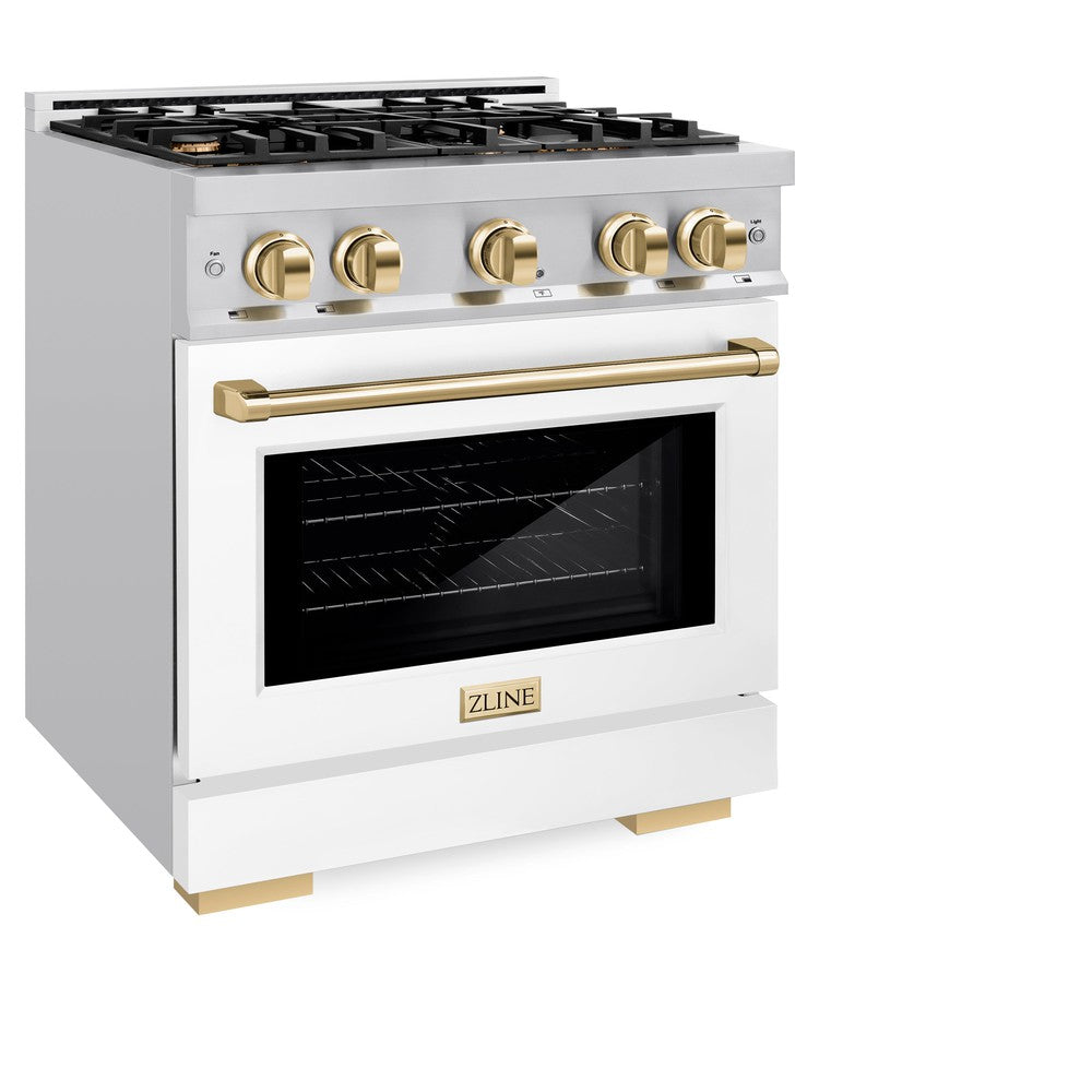 Autograph Edition 30 in. 4.2 cu. ft. Select Dual Fuel Range with 4 Burner Gas Cooktop and Electric Convection Oven HDRZWM30G, product image 3 of 11