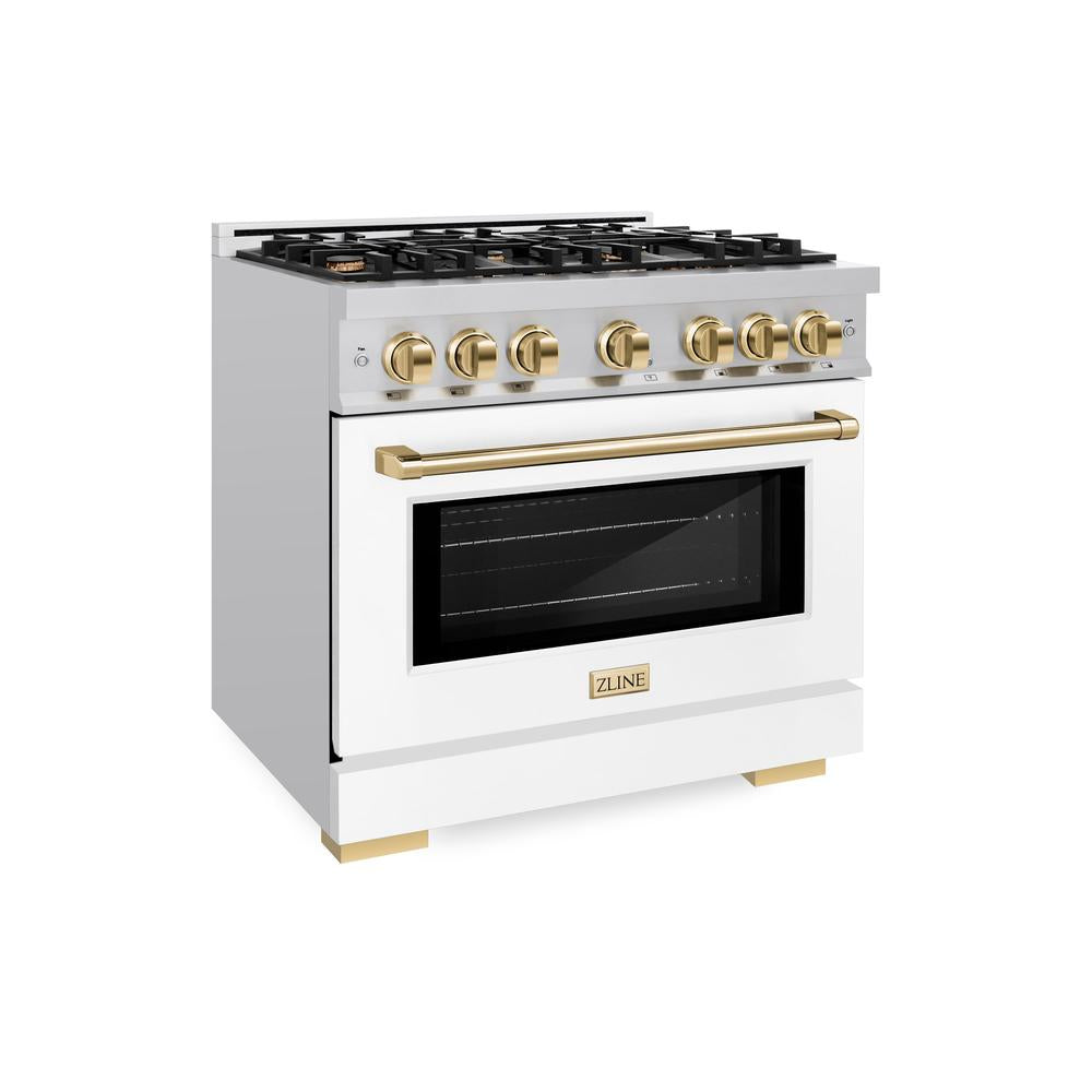 Autograph Edition 36 in. 5.2 cu. ft. Select Dual Fuel Range with 6 Burner Gas Cooktop and Electric Convection Oven HDRZWM36G