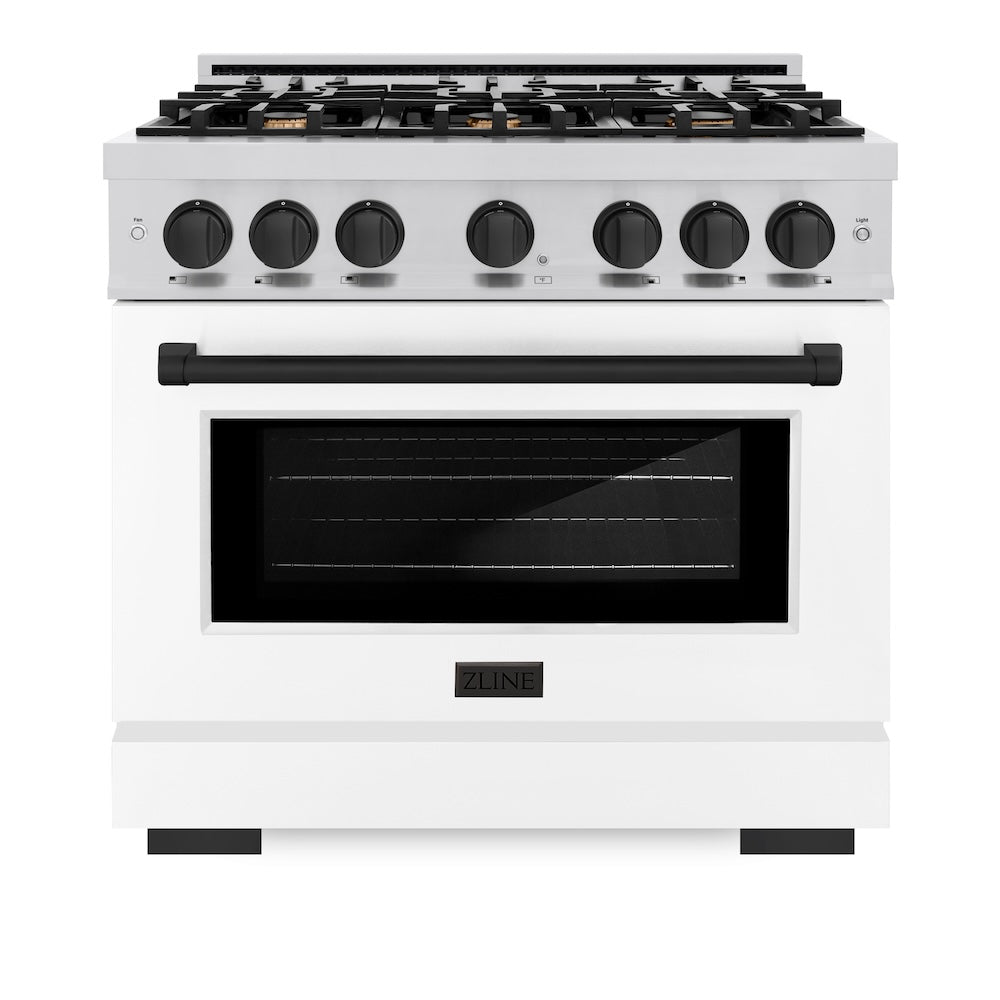 Autograph Edition 36 in. 5.2 cu. ft. Select Dual Fuel Range with 6 Burner Gas Cooktop and Electric Convection Oven HDRZWM36MB, product image 3 of 12