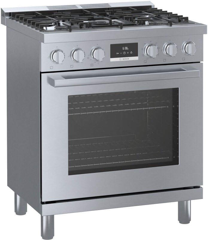 800 Series Dual Fuel Freestanding Range 30'' HDS8055U