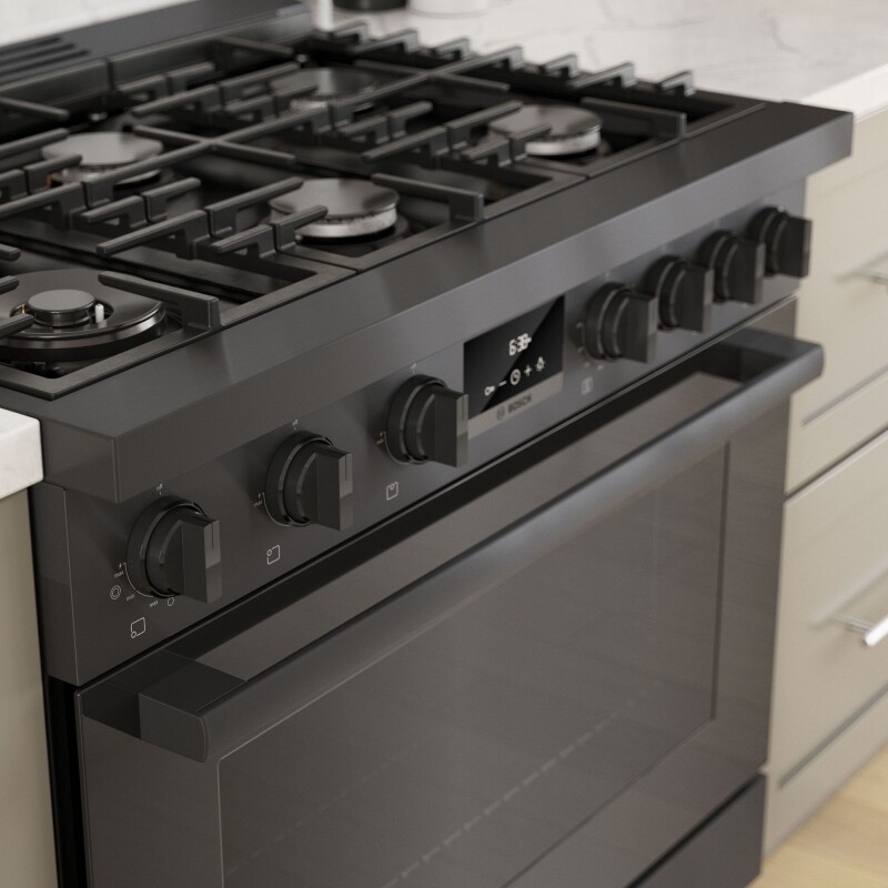 800 Series Dual Fuel Freestanding Range 36'' HDS8645U