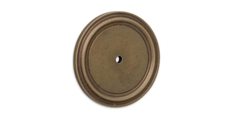 Cast & Forge #10 Round Backplate HDW10BBBP225