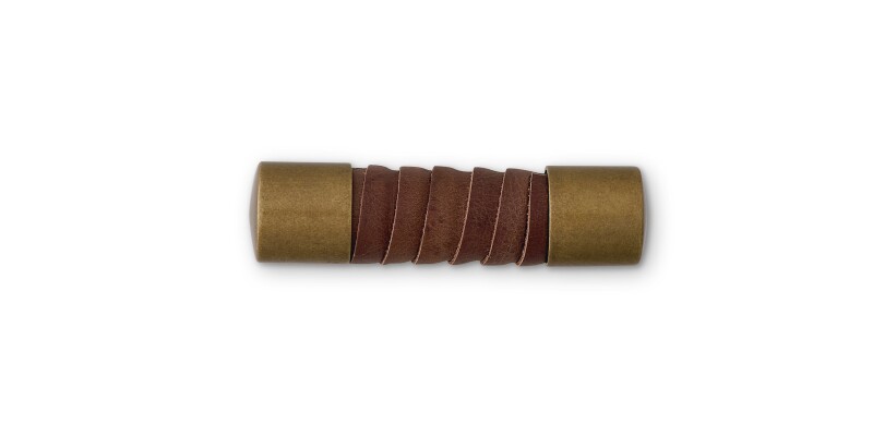 Cast & Forge #23 Leather Wrapped T Knob HDW23DLTPL03