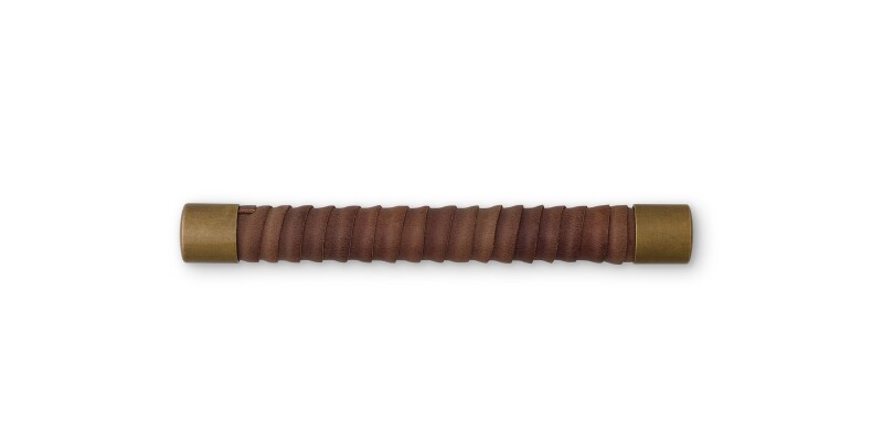 Cast & Forge #23 Leather Wrapped Bar Pull HDW23DLTPL04