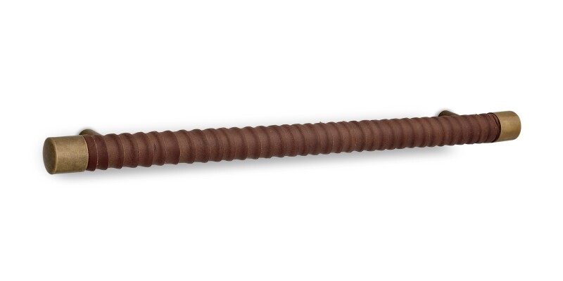 Cast & Forge #23 Leather Wrapped Bar Pull HDW23DLTPL10