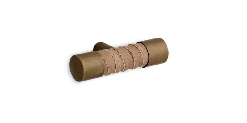 Cast & Forge #23 Leather Wrapped T Knob HDW23LLTPL03