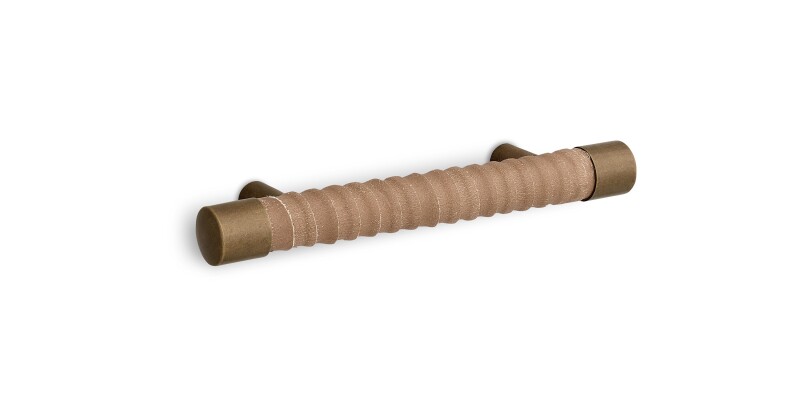 Cast & Forge #23 Leather Wrapped Bar Pull HDW23LLTPL04