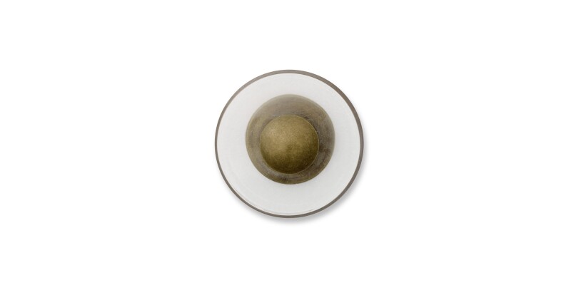 Cast & Forge #47 Lucite Knob HDW47BBLK125