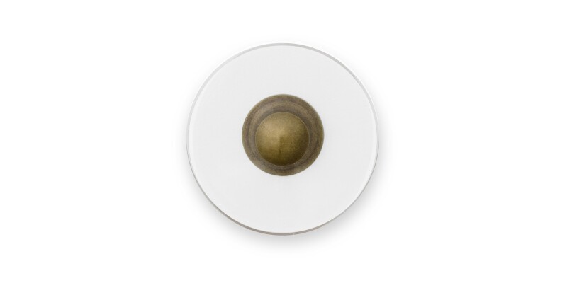 Cast & Forge #47 Lucite Knob HDW47BBLK175