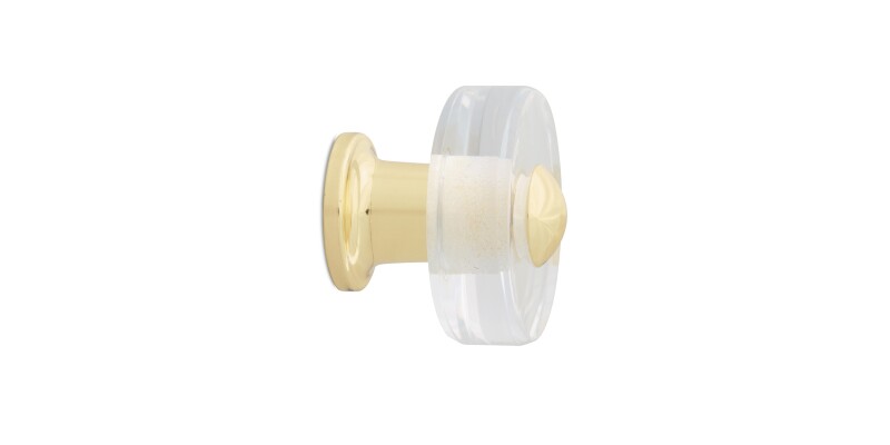 Cast & Forge #47 Lucite Knob HDW47PBLK125