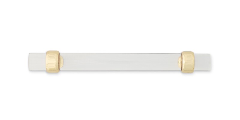 Cast & Forge #47 Lucite Bar Pull HDW47PBLPL06