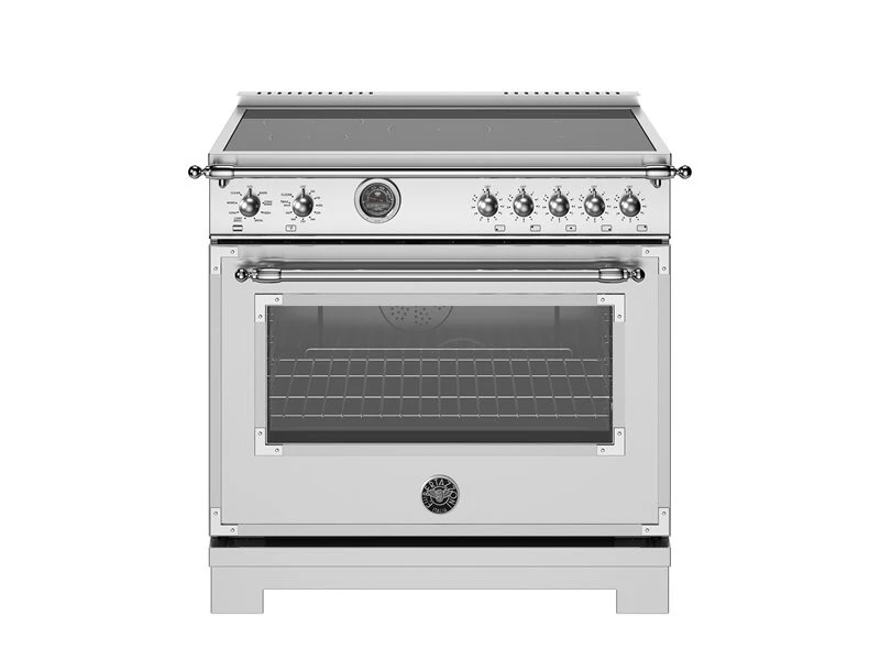 36 inch Induction Range, 5 Heating Zones and Cast Iron Griddle, Electric Self-Clean Oven HER365ICFEPXT