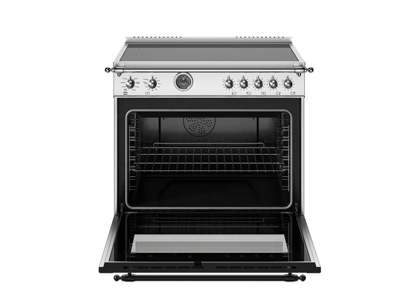 36 inch Induction Range, 5 Heating Zones and Cast Iron Griddle, Electric Self-Clean Oven HER365ICFEPXT