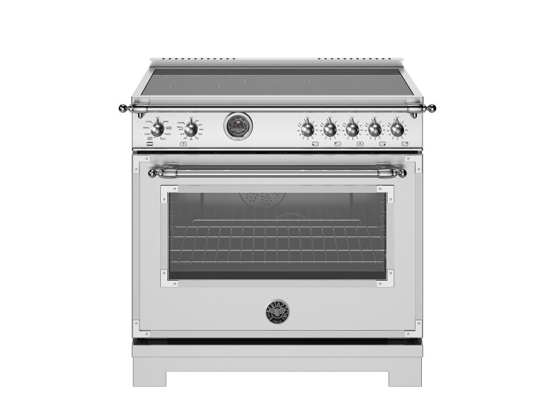 36 inch Induction Range, 5 Heating Zones and Cast Iron Griddle, Electric Self-Clean Oven HER365ICFEPXT