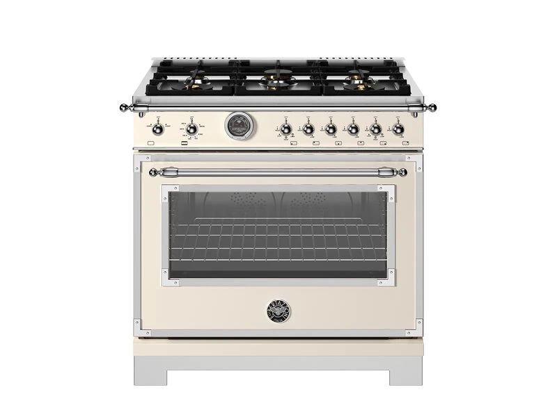 36 inch All Gas Range, 6 Brass Burners and Cast Iron Griddle HER366BCFGMAVT, product image 2 of 12