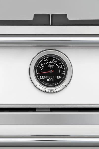 48 inch Dual Fuel Range, 6 Brass Burners and Griddle, Electric Self-Clean Oven HER486BTFEPAVT
