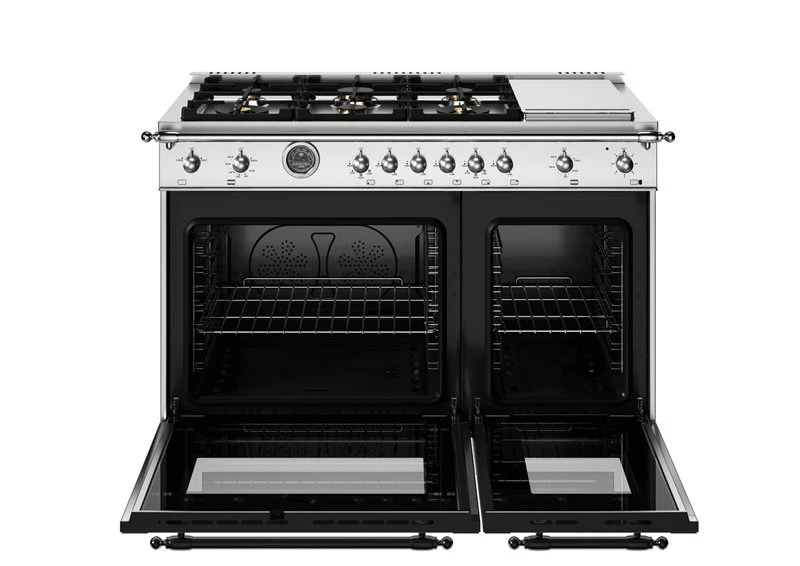 48 inch All-Gas Range 6 Brass Burner and Griddle HER486BTFGMXT
