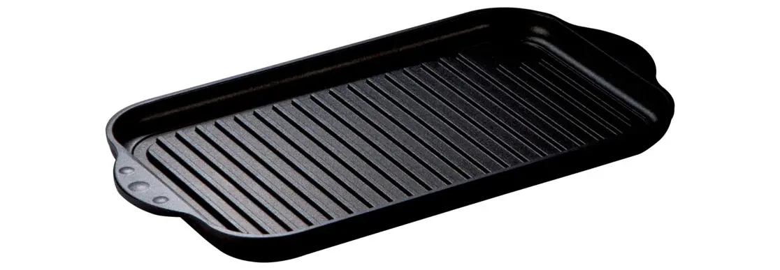 Grill pan Induction grill pan, 17" x 9" cooking surface HEZ9GR37UC