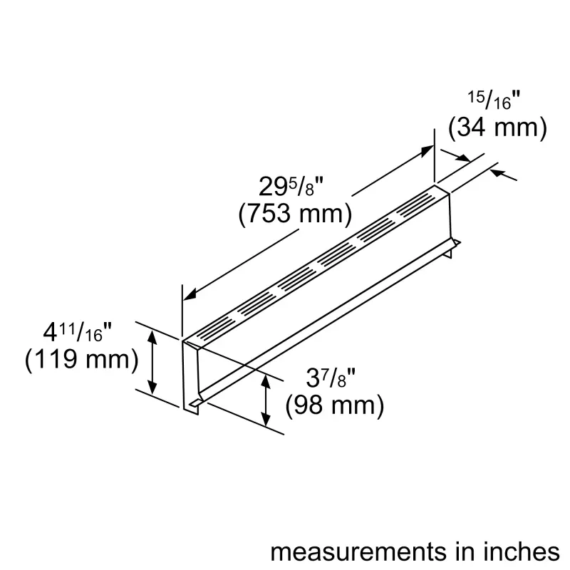 Back panel HEZBS301
