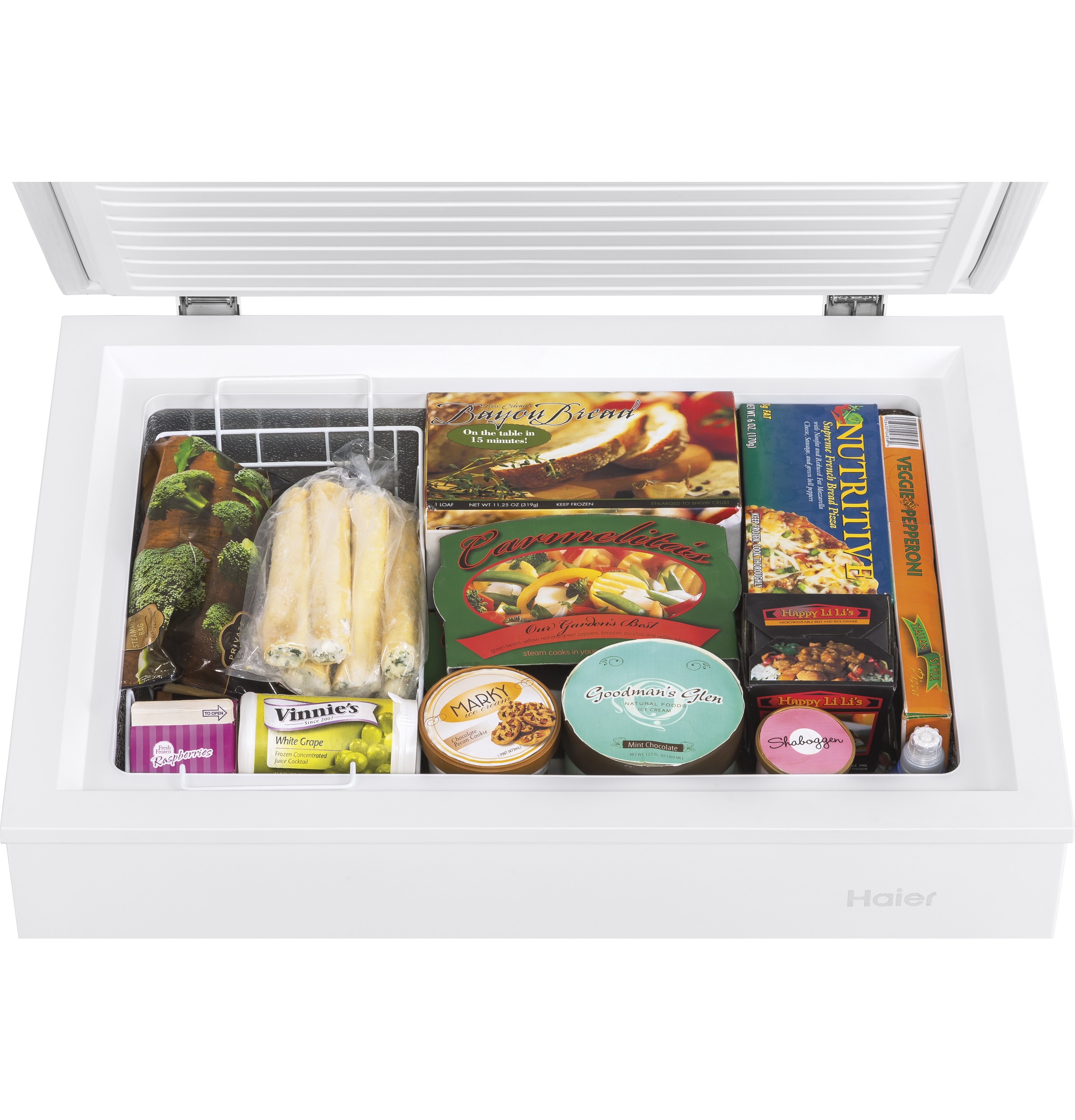 5.1 Cu. Ft. Capacity Chest Freezer HF50CW20W, product image 3 of 13