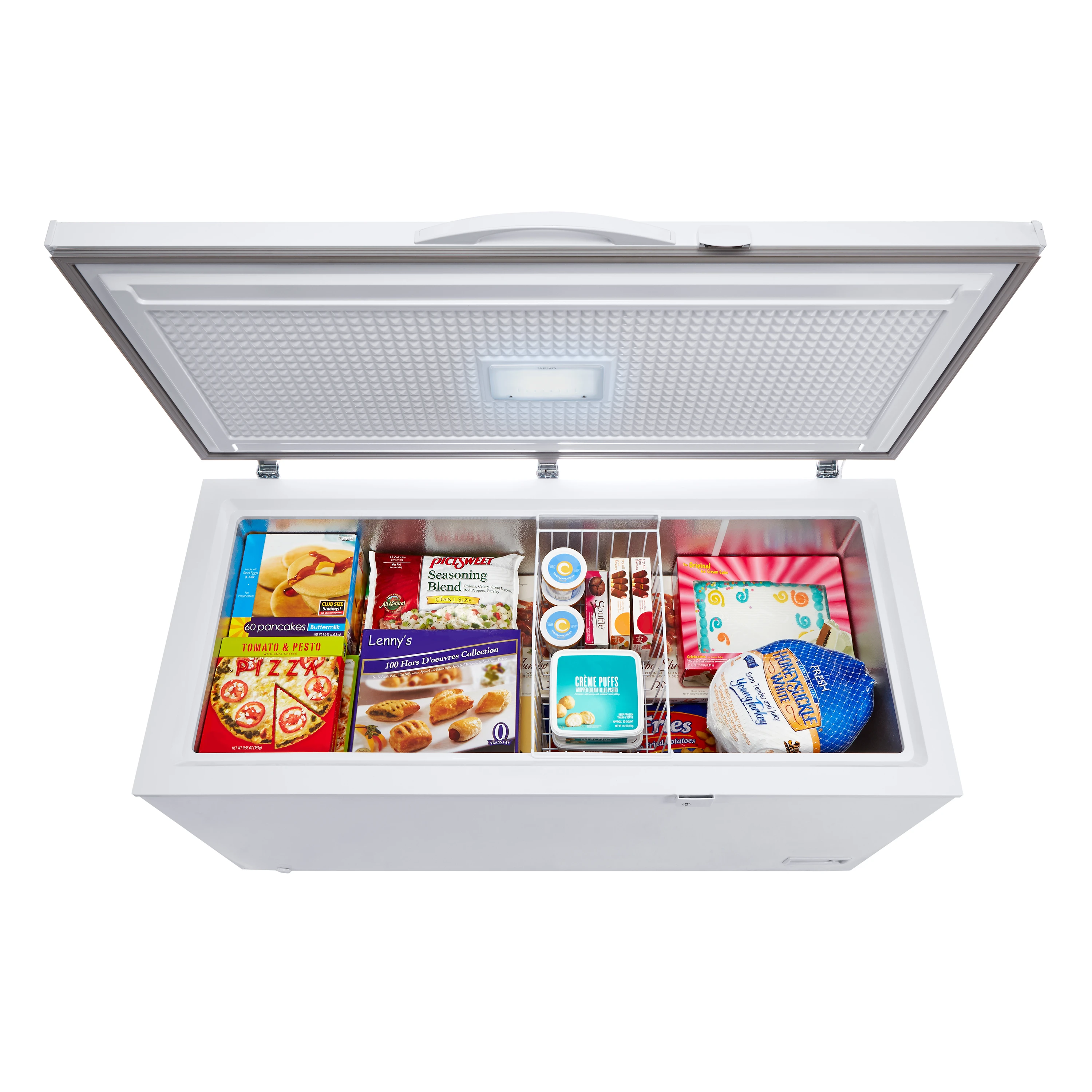 10.7 Cubic Foot Chest Freezer HFC1104ACW, product image 2 of 8