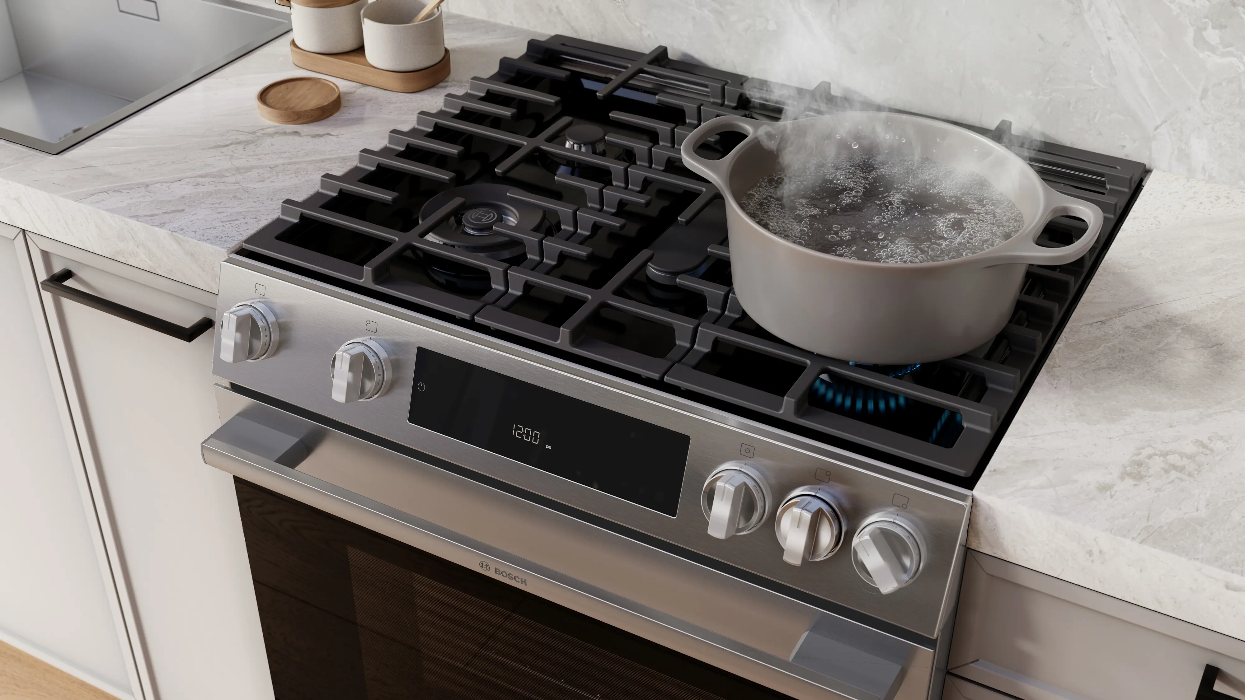 300 Series Slide-in Gas Range HGF3050MUC