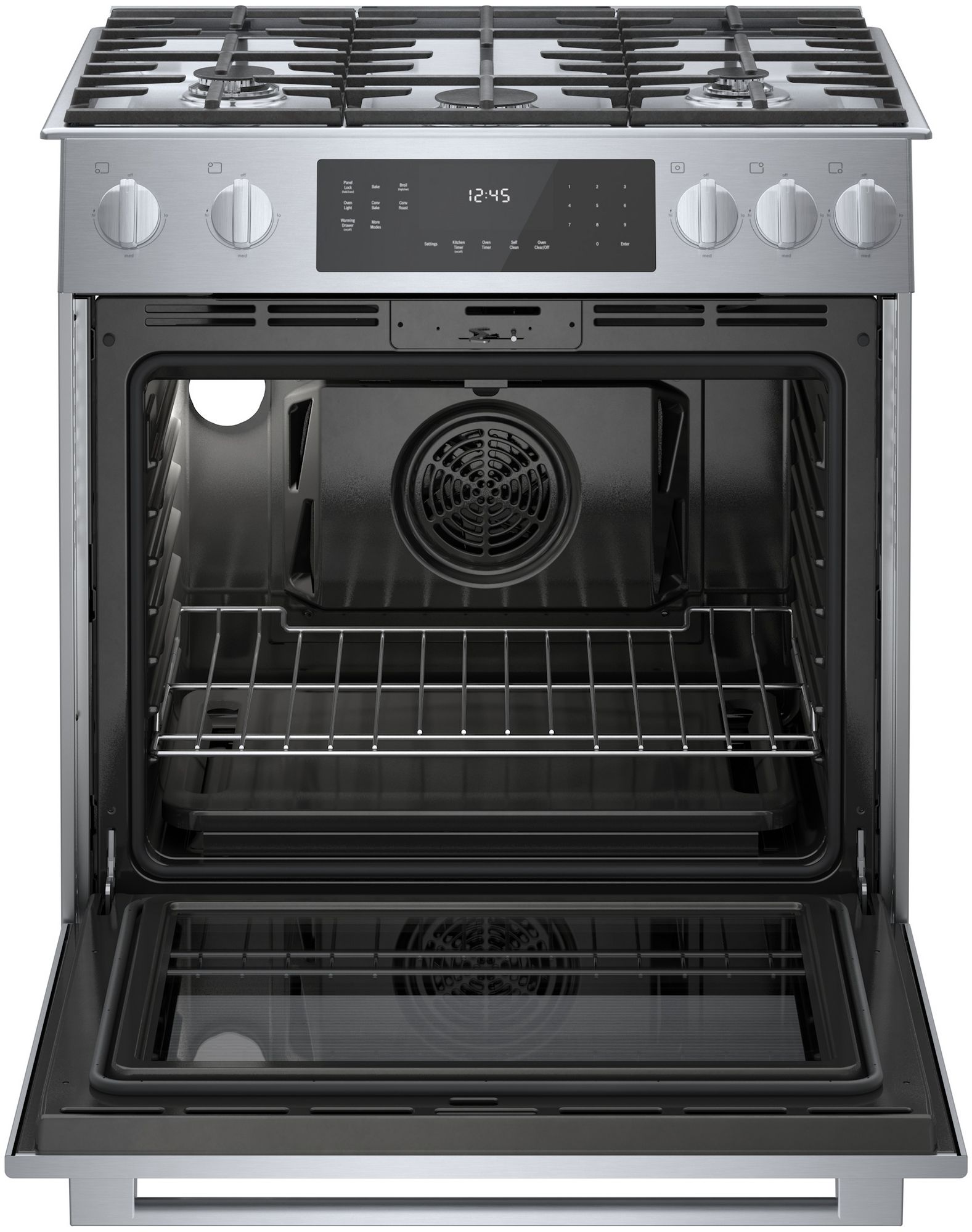 Gas Range with Center Burner and Warming Drawer HGI8056UC