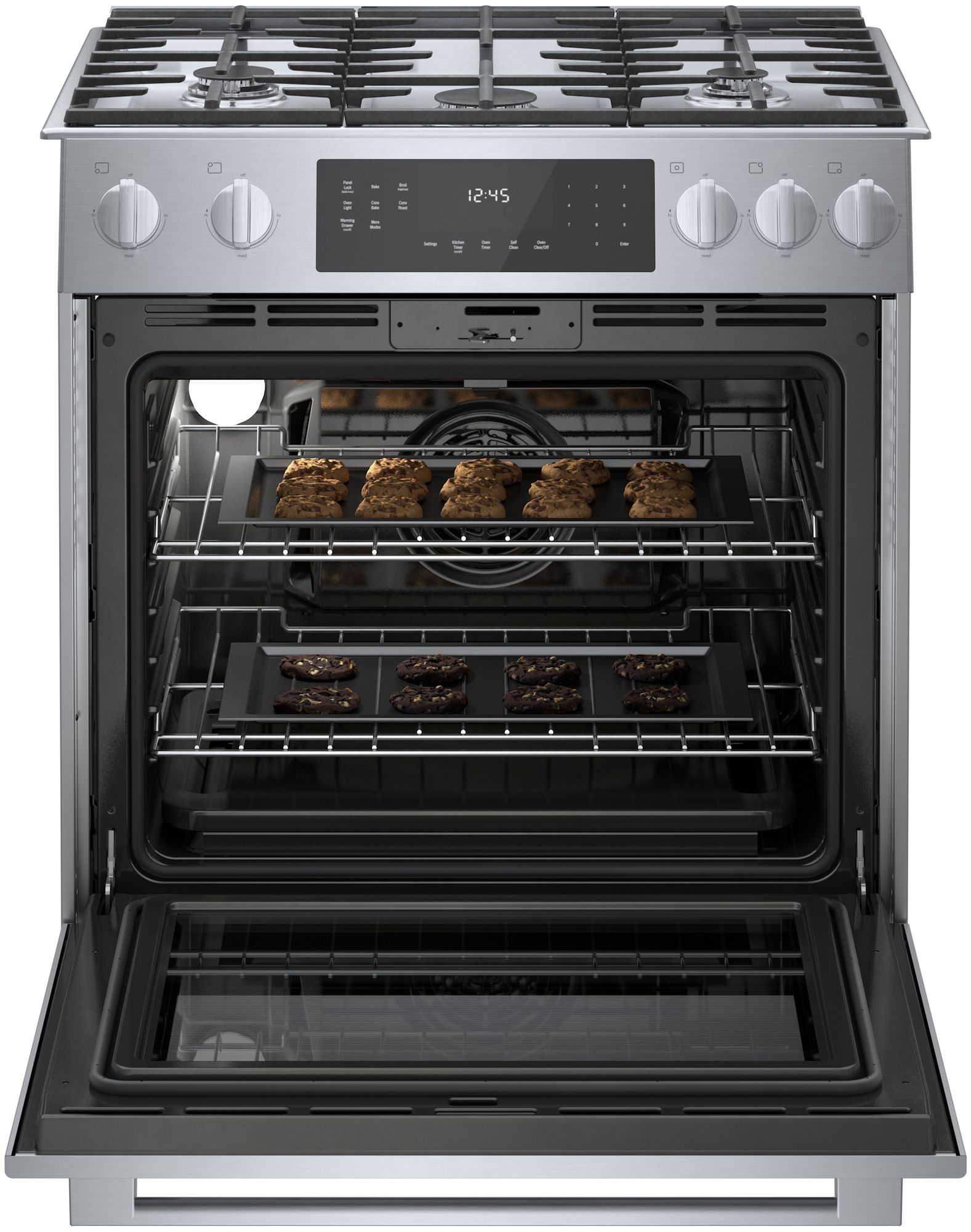 Gas Range with Center Burner and Warming Drawer HGI8056UC