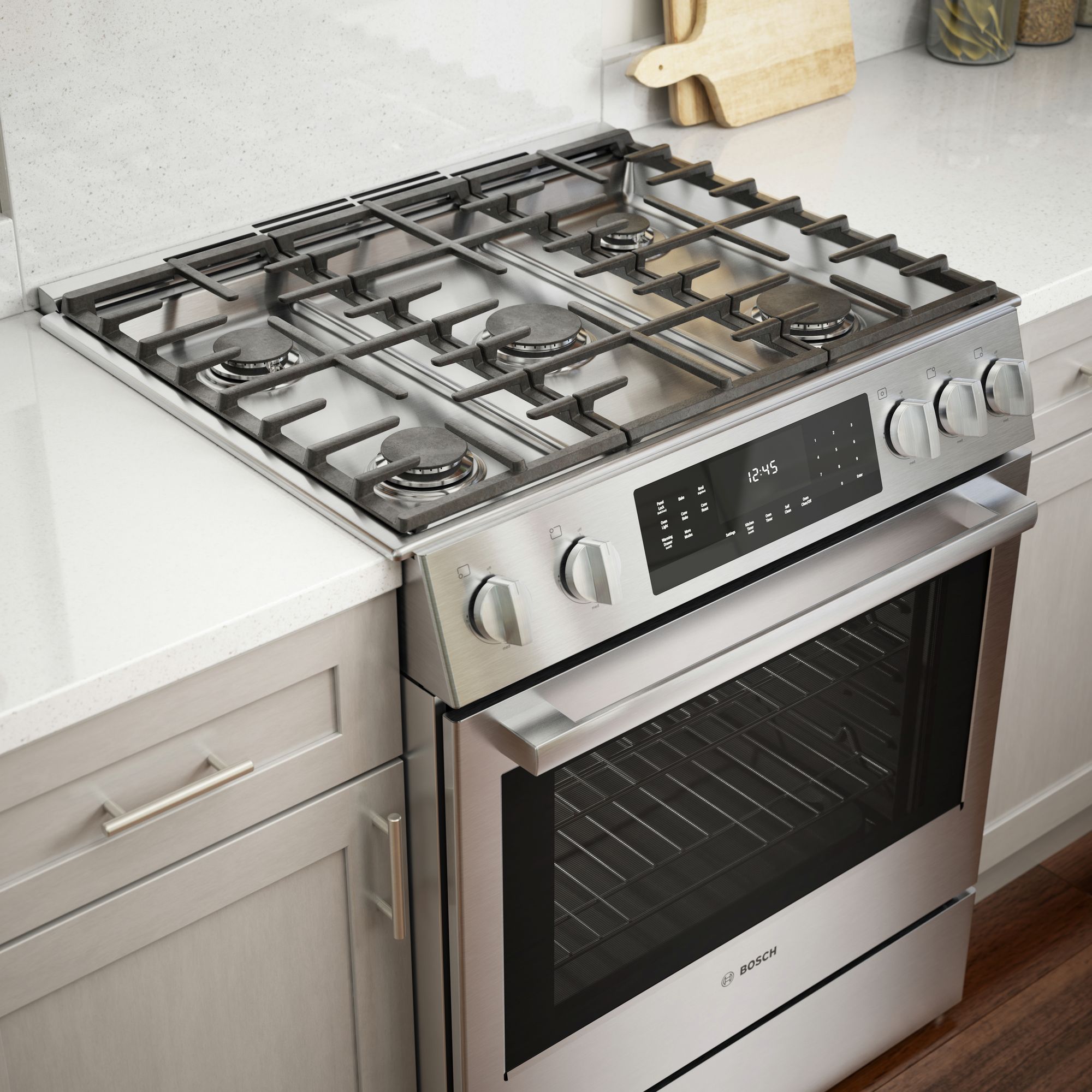 Gas Range with Center Burner and Warming Drawer HGI8056UC
