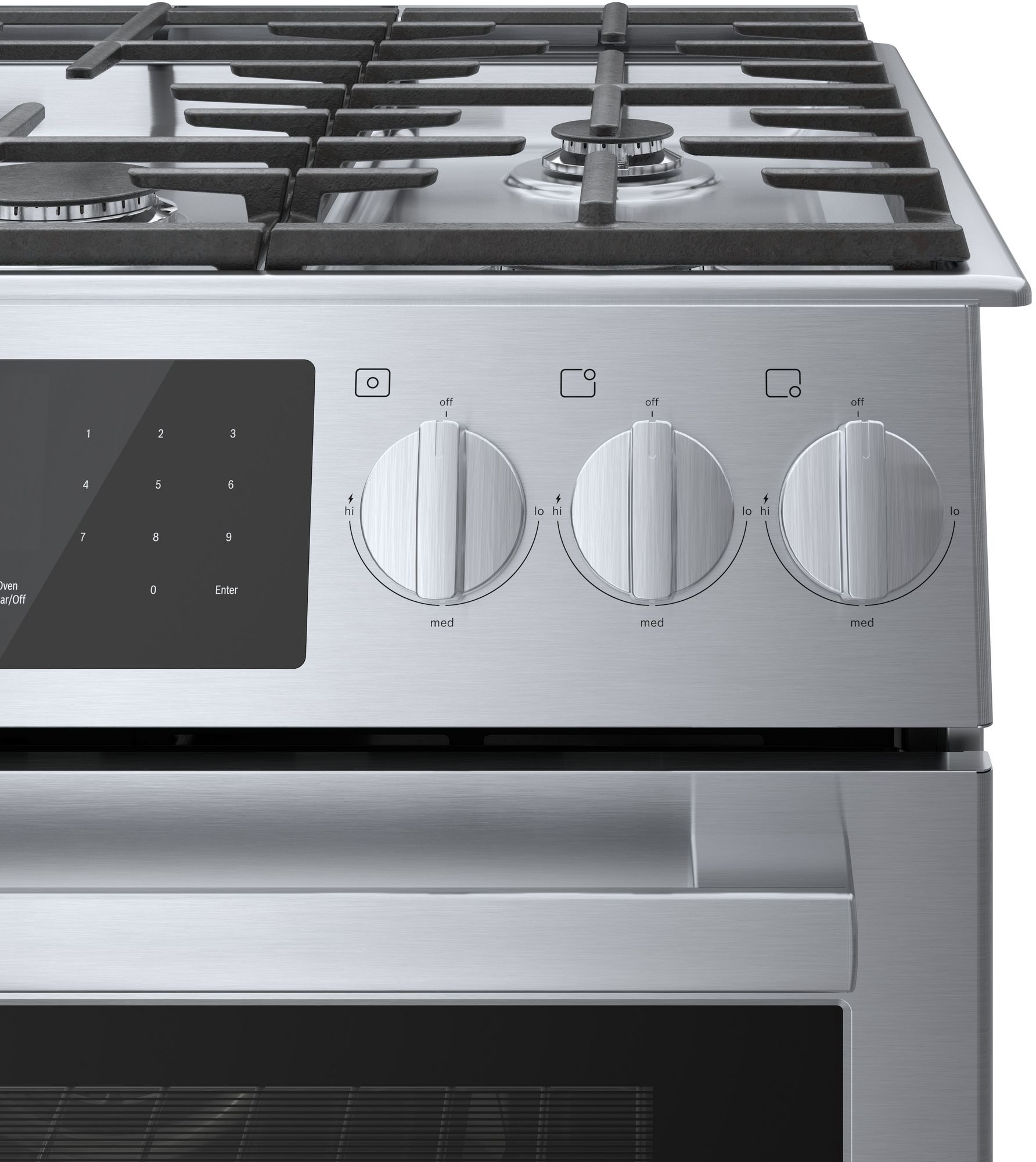 Gas Range with Center Burner and Warming Drawer HGI8056UC